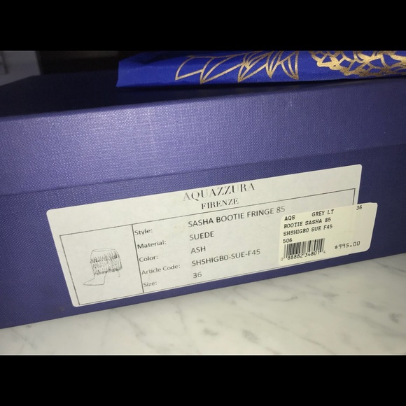 Aquazzura Sasha Bootie Fringe - Picture 7 of 8